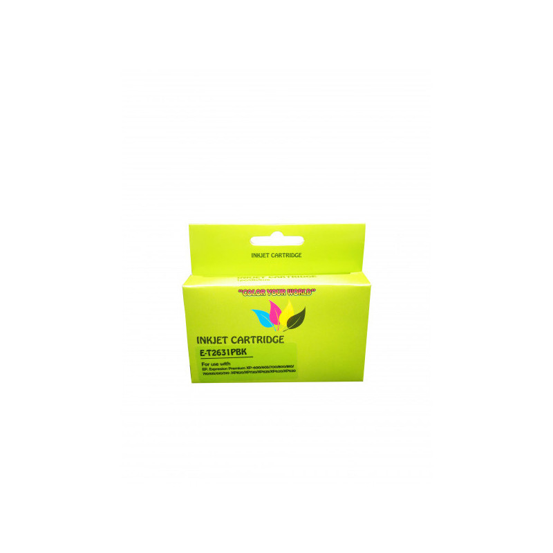 Compatible Epson T26 XL (T2631) BK Green box