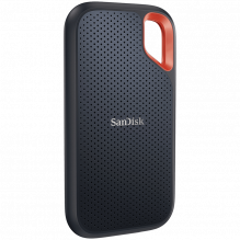 SanDisk Extreme 2TB nešiojamas SSD – iki 1050 MB/ s skaitymo ir 1000 MB/ s rašymo greitis, USB 3.2 Gen 2, 2 metrų apsaug