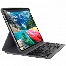 LOGITECH Slim Folio Pro, skirtas iPad Pro 12,9 colio (3 ir 4 kartos) – GRAPHITE – NORDIC