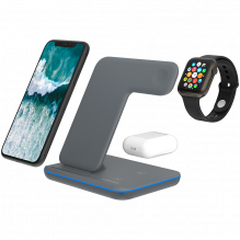 CANYON wireless charger WS-303 15W 3in1 Gray