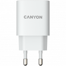 CANYON įkroviklis H-20-02 PD 20W USB-C Baltas