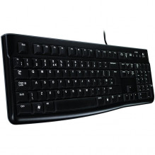 LOGITECH K120 laidinė klaviatūra – JUODA – USB – US INT'L – B2B