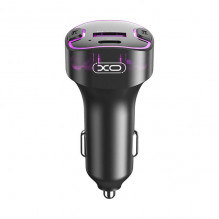 Automobilinis įkroviklis XO BCC12 Bluetooth MP3+5V3.1A 15W (juodas)