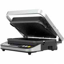 AENO 'Electric Grill EG1: 2000W, 3 heating modes - Upper Grill, Lower Grill, Both Grills Defrost, Max opening angle -18