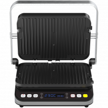 AENO 'Electric Grill EG1: 2000W, 3 heating modes - Upper Grill, Lower Grill, Both Grills Defrost, Max opening angle -18