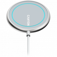 CANYON wireless charger WS-100 15W Magnetic Silver