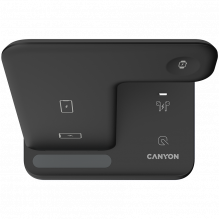 CANYON wireless charger WS-302 15W 3in1 Black