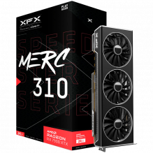 XFX AMD Video Card RX-7900XTX Speedster MERC310 BLACK 24GB GDDR6 384bit, 2615 MHz / Gbps, 3 x DP, 1 x HDMI, 3 fan, 2 slo