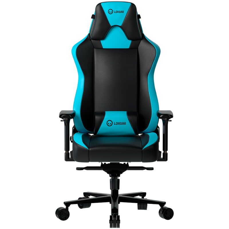 LORGAR Base 311, Gaming chair, PU eco-leather, 1.8 mm metal frame, multiblock mechanism, 4D armrests, 5 Star aluminium b