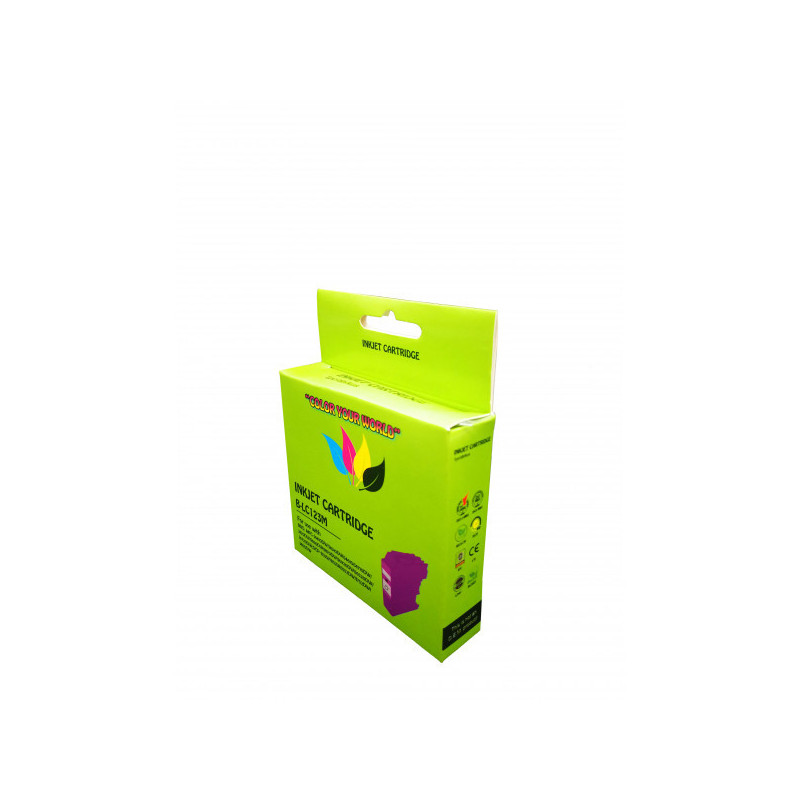 Compatible Brother LC-123 M Green box 