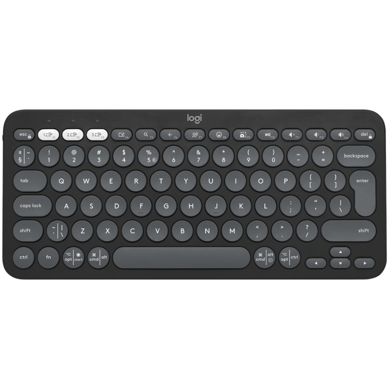 LOGITECH K380S Bluetooth klaviatūra- TONAL GRAPHITE - RUS