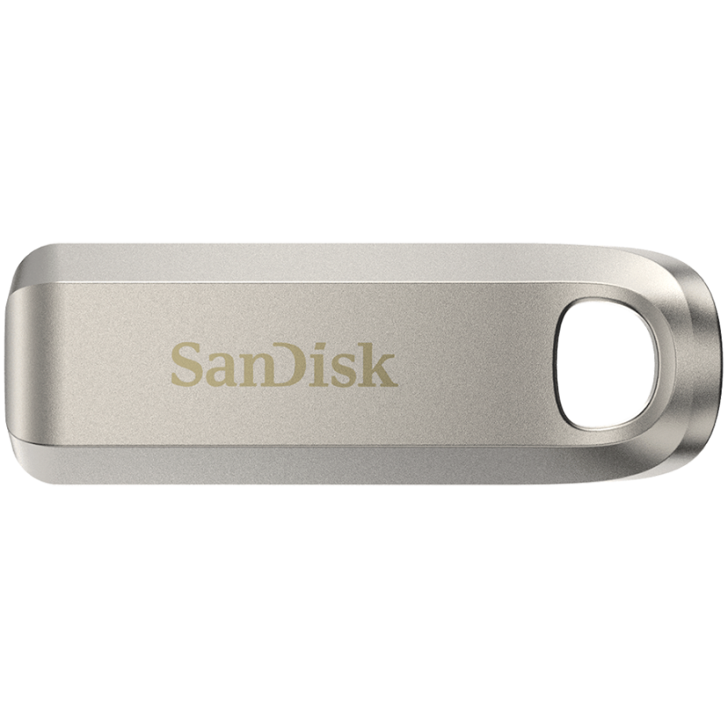 „SanDisk Ultra Luxe“ USB tipo C „Flash Drive“ 128 GB USB 3.2 Gen 1 našumas su aukščiausios kokybės metalo dizainu, EAN: 