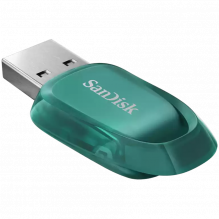 „SanDisk Ultra Eco“ USB atmintinė, USB 3.2 Gen 1 128 GB, iki 100 MB/ s R, 5 metų garantija, EAN: 619659196431