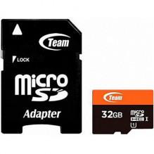 TEAM MICRO SDHC 32 GB UHS-I RETAIL su 1 adapteriu