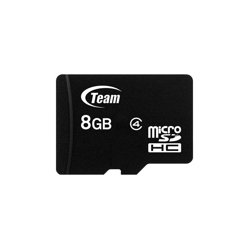 TEAM MICRO SDHC 8GB CLASS 4 RETAIL W/ 0 Adapter