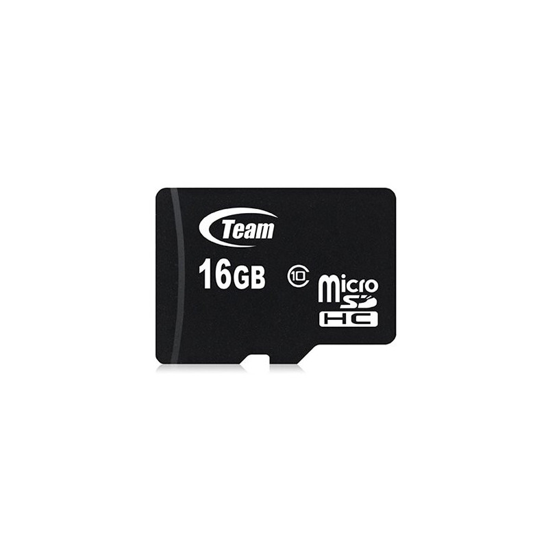 TEAM MICRO SDHC 16 GB CLASS 10 RETAIL su 0 adapteriu