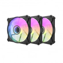 Computer fan set Darkflash INF8 ARGB, 3in1 120x120 (black)