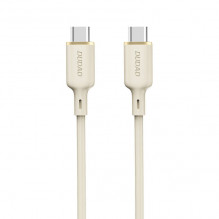 Laidas USB-C į USB-C Dudao L7SCC1M 100W 1m (baltas)