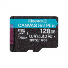 Atminties kortelė microSD 128GB Kingston Canvas Go Plus