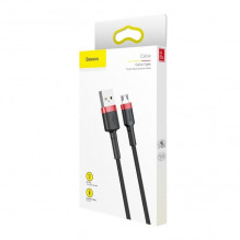 Baseus Cafule Micro USB kabelis 1,5A 2m (raudona+juoda)