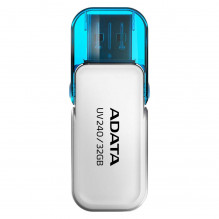 MEMORY DRIVE FLASH USB2 64GB / WHITE AUV240-64G-RWH ADATA