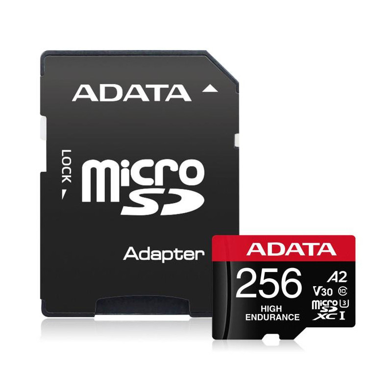 MEMORY MICRO SDXC 256GB W / AD. / AUSDX256GUI3V30SHA2-RA1 ADATA