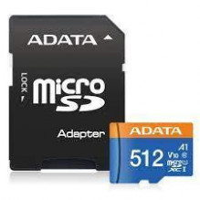 MEMORY MICRO SDXC 512GB W / AD. / AUSDX512GUICL10A1-RA1 ADATA