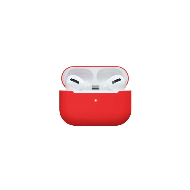 - Apple dėklas, skirtas AirPods Pro Silicone Red