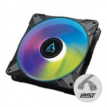 ARCTIC P14 PWM PST A-RGB Semi-Passive Case Fan, 4-pin, 140mm, Black