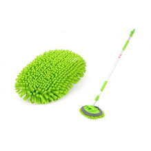 Telescopic brush with microfiber flow for car washing 98-168 cm amio-02397