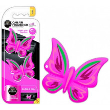 Aroma fancy shapes butterfly bubble gum air freshener