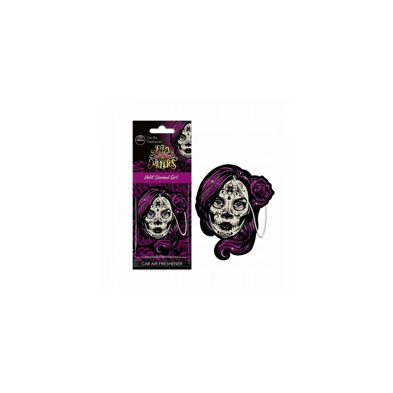 Aroma Car Muertos Violet Girl Spicy Delight oro gaiviklis