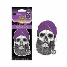 Aroma car muertos skull air freshener with a pipe coral stuff