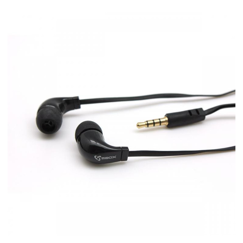 Sbox Stereo Earphones with Microphone EP-038B black