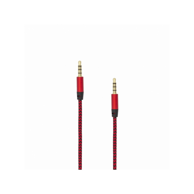 Sbox AUX Cable 3.5mm to 3.5mm Strawberry Red 3535-1.5R