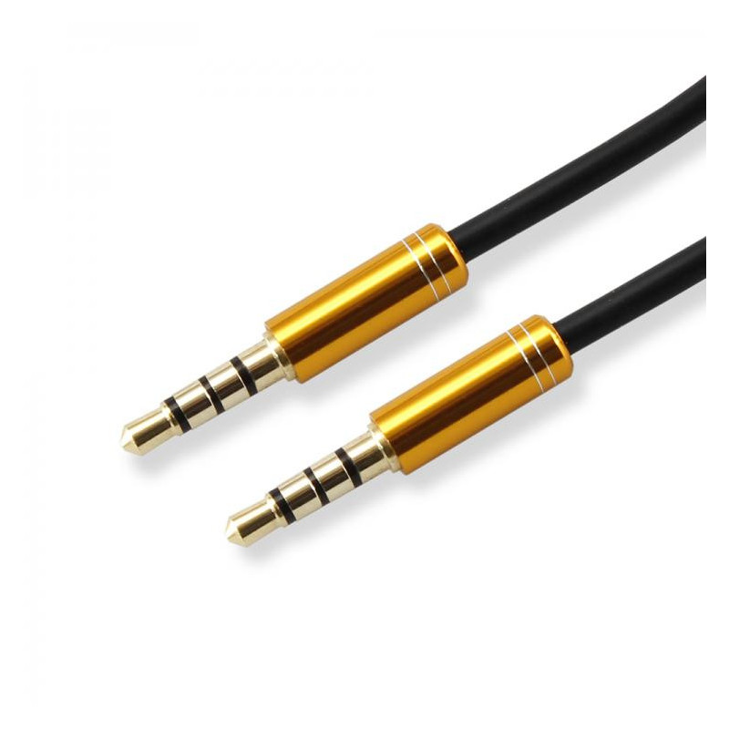 Sbox 3535-1.5G AUX Cable 3.5mm to 3.5mm Golden Kiwi Gold