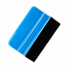 Squeegee with felt for applying the foil amio-03116