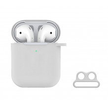 Devia Crystal series Devia Naked Silicone Case Suit for AirPods (with loophole) wh for AirPods clear