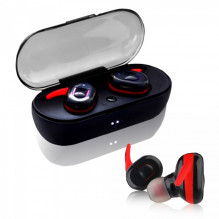 V.Silencer Ture Wireless Earbuds black / red