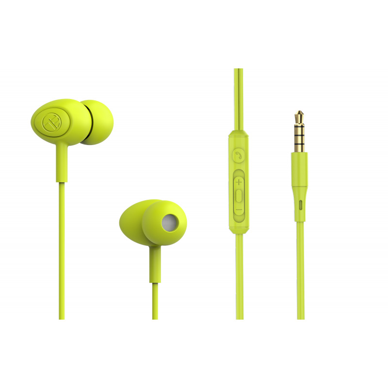 Tellur Basic Gamma wired in-ear headphones green