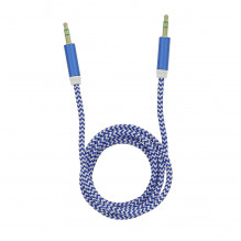 „Tellur Basic“ garso kabelis aux 3,5 mm lizdas, 1 m mėlynas