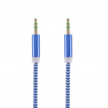 „Tellur Basic“ garso kabelis aux 3,5 mm lizdas, 1 m mėlynas