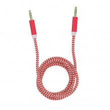 „Tellur Basic“ garso kabelis aux 3,5 mm lizdas, 1 m raudonas