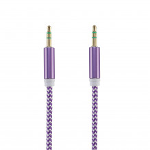 „Tellur Basic“ garso kabelis aux 3,5 mm lizdas, 1 m purpurinis