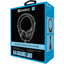 Sandberg 126-34 MiniJack Headset with Line-Mic