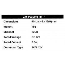 „Zalman“ PWM valdiklis 10 prievadų (ZM-PWM10 FH)