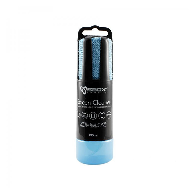 Sbox CS-5005B Screen Cleaner 150ml Blue