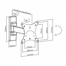 Sbox LCD-901 (13-28 / 20kg / 100x100)