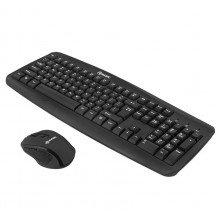 „Tellur Basic“ belaidės klaviatūros ir pelės rinkinys juodos spalvos