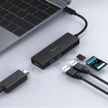 Sbox TCA-51 USB Type-C- HDMI / USB-3.0 / SD+TF